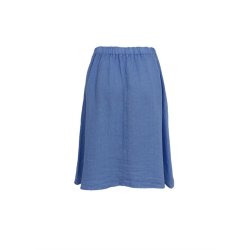 Black Colour - Melina Short Linen Nederdel - Sky Blue