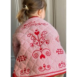 Sissel Edelbo - Penny Mini Jakke - Red Stripes