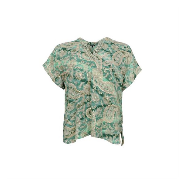 Black Colour - BCLuna Andrea top - Green