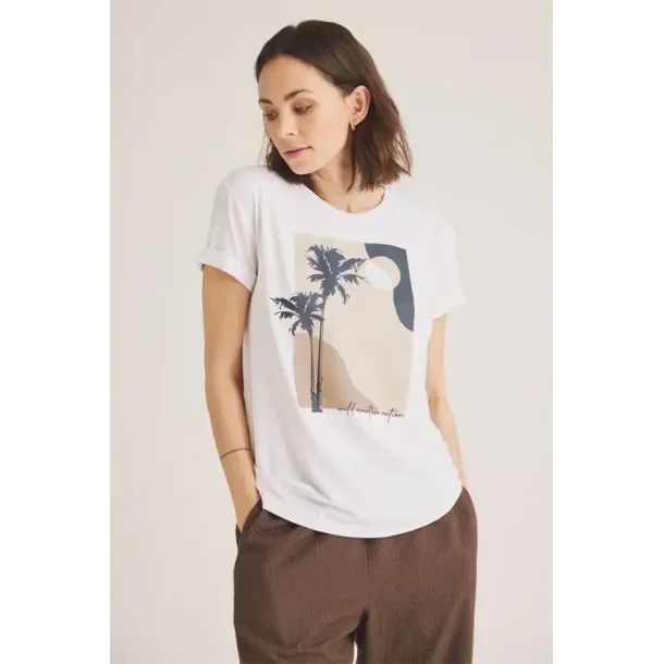 Luxzuz - Wild T-shirt - Cream 