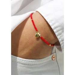 With Love Darling - Lige Hjerte - Perle Armbnd