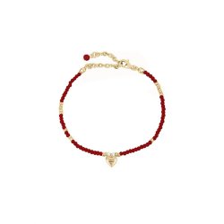 With Love Darling - Lige Hjerte - Perle Armbnd