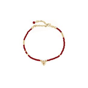 With Love Darling - Lige Hjerte - Perle Armbnd