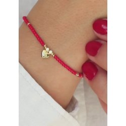 With Love Darling - Lige Hjerte - Perle Armbnd