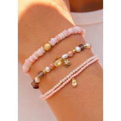 With Love Darling - Pink Opal Fred - Disk Armbnd 