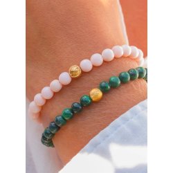With Love Darling - Uendelighed pink Opal - Perle Armbnd