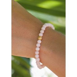 With Love Darling - Uendelighed pink Opal - Perle Armbnd