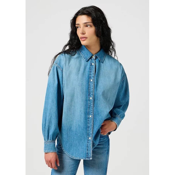 Wrangler - Cool Girl Bluse - Natural Whiskers