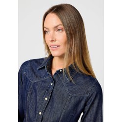 Wrangler - Exag Yoke Skjorte - Saddle 