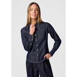 Wrangler - Exag Yoke Skjorte - Saddle 