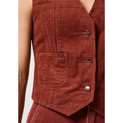 Wrangler - Femme Vest Madder Brown - Rus/Copper