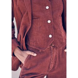 Wrangler - Femme Vest Madder Brown - Rus/Copper