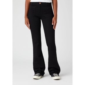 Wrangler - Flare Jeans - Retro Black