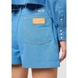 Wrangler - Loose Pleated Shorts - Cotton Candy Blue