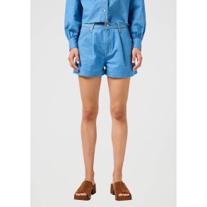 Wrangler - Loose Pleated Shorts - Cotton Candy Blue