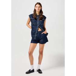 Wrangler - Loose Pleated Shorts - Saddle