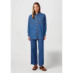 Wrangler - Loose Skjorte - Dark Wash