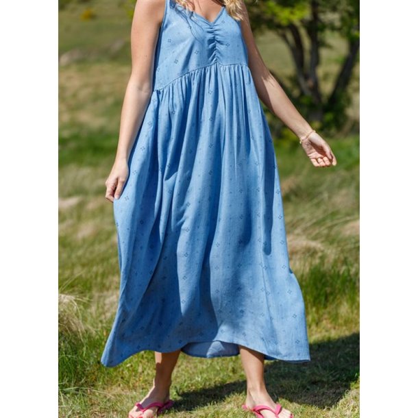 Black Colour - Lyra Strop Kjole - Denim Blue