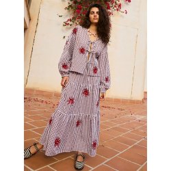 Sissel Edelbo - Nanette Nederdel - Brown Checks - Onesize